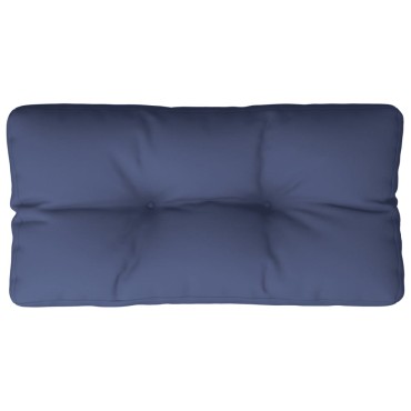 vidaXL Μαξιλάρι Παλέτας Ναυτικό Μπλε 120x40x12cm Υφασμάτινο