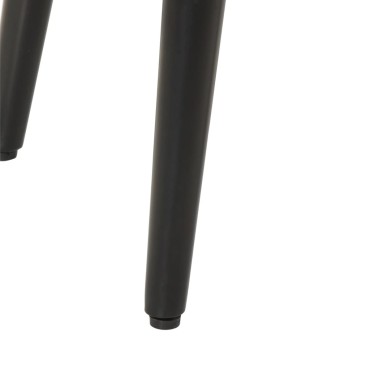 vidaXL Τραπεζάκι Σαλονιού 45x45x40cm Μασίφ Ξύλο Μάνγκο & Σίδηρος 1 τεμ.