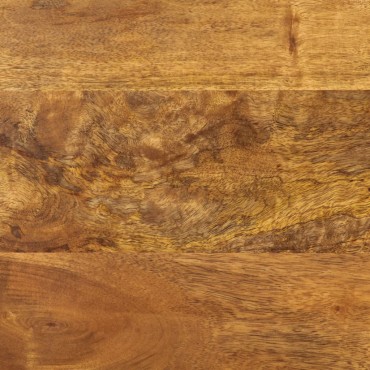 vidaXL Τραπεζάκι Σαλονιού 45x45x40cm Μασίφ Ξύλο Μάνγκο & Σίδηρος 1 τεμ.