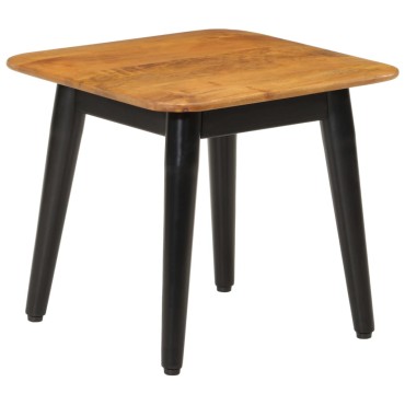 vidaXL Τραπεζάκι Σαλονιού 45x45x40cm Μασίφ Ξύλο Μάνγκο & Σίδηρος 1 τεμ.
