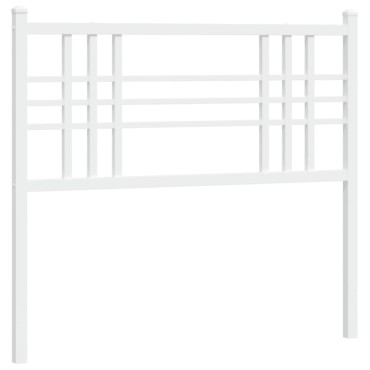 vidaXL Κεφαλάρι Λευκό Μεταλλικό 104,5x3x90cm 1 τεμ.