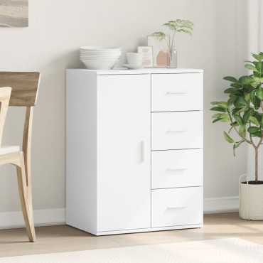 vidaXL Βοηθητικό Ντουλάπι Λευκό 59x39x80cm Επεξεργασμένο Ξύλο 1 τεμ.
