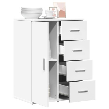 vidaXL Βοηθητικό Ντουλάπι Λευκό 59x39x80cm Επεξεργασμένο Ξύλο 1 τεμ.