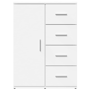vidaXL Βοηθητικό Ντουλάπι Λευκό 59x39x80cm Επεξεργασμένο Ξύλο 1 τεμ.