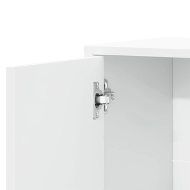 vidaXL Βοηθητικό Ντουλάπι Λευκό 60x31x70cm από Επεξεργασμένο Ξύλο 1 τεμ.