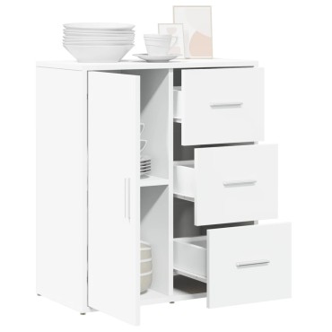 vidaXL Βοηθητικό Ντουλάπι Λευκό 60x31x70cm από Επεξεργασμένο Ξύλο 1 τεμ.