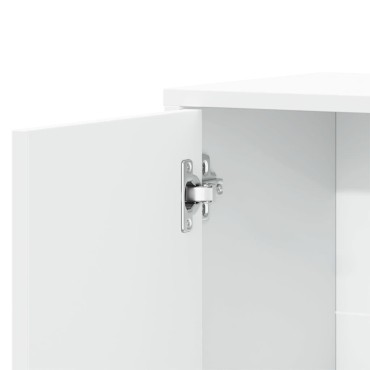 vidaXL Βοηθητικό Ντουλάπι Λευκό 60x31x70cm από Επεξεργασμένο Ξύλο 1 τεμ.