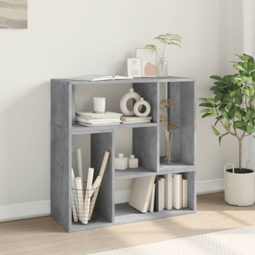 vidaXL Έπιπλα Τηλεόρασης 2 τεμ. Γκρι Σκυρ. 75x30x50cm Επεξεργ. Ξύλο