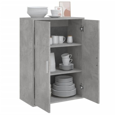 vidaXL Ντουλάπι Γκρι Σκυροδέματος 60x31x84cm Επεξεργασμένο Ξύλο 1 τεμ.