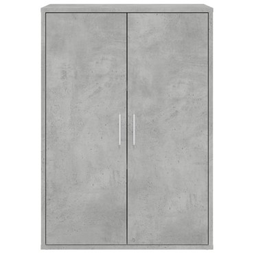 vidaXL Ντουλάπι Γκρι Σκυροδέματος 60x31x84cm Επεξεργασμένο Ξύλο 1 τεμ.