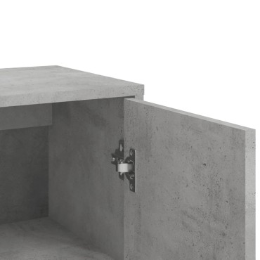 vidaXL Ντουλάπι Γκρι Σκυροδέματος 60x31x84cm Επεξεργασμένο Ξύλο 1 τεμ.