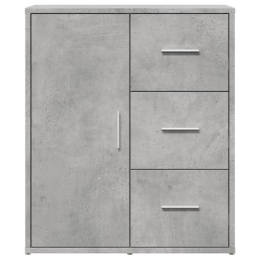 vidaXL Βοηθητικό Ντουλάπι Γκρι Σκυρ. 60x31x70cm από Επεξεργασμένο Ξύλο 1 τεμ.