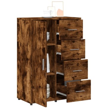 vidaXL Ντουλάπι Καπνιστή Δρυς 60x31x84cm από Επεξεργασμένο Ξύλο 1 τεμ.