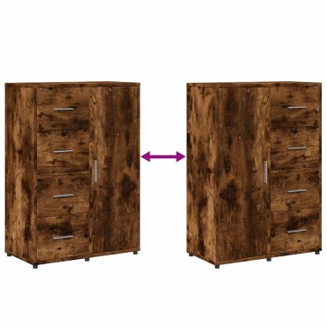 vidaXL Ντουλάπι Καπνιστή Δρυς 60x31x84cm από Επεξεργασμένο Ξύλο 1 τεμ.
