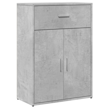 vidaXL Ντουλάπι Γκρι Σκυροδέματος 60x30x84cm Επεξεργασμένο Ξύλο 1 τεμ.