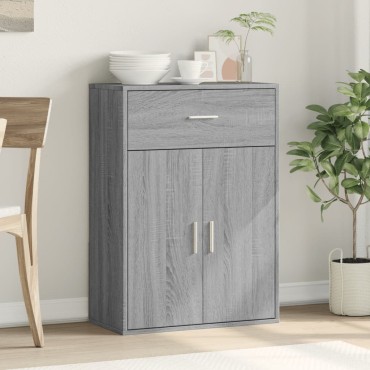 vidaXL Ντουλάπι Γκρι Sonoma 60x30x84cm από Επεξεργασμένο Ξύλο 1 τεμ.