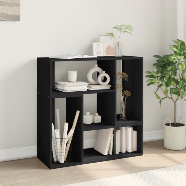 vidaXL Έπιπλα Τηλεόρασης 2 τεμ. Μαύρα 75x30x50cm Επεξεργασμένο Ξύλο