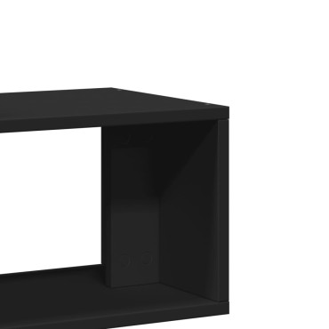 vidaXL Έπιπλα Τηλεόρασης 2 τεμ. Μαύρα 75x30x50cm Επεξεργασμένο Ξύλο