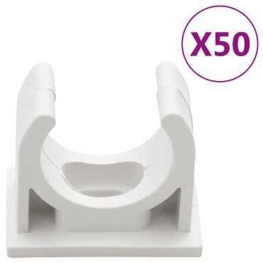vidaXL Κανάλι Καλωδίων με Κλιπ Ø25 χιλ. 30 μ. από PVC