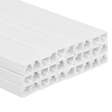 vidaXL Κανάλι Καλωδίων 25 x 16 χιλ. 30 μ. από PVC