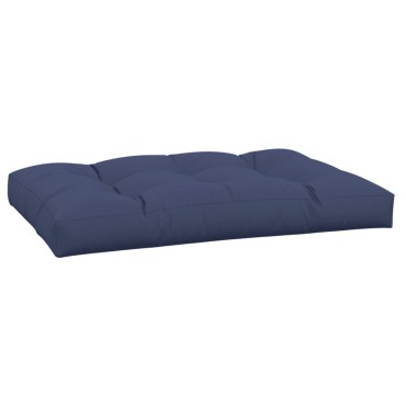 vidaXL Μαξιλάρι Παλέτας Ναυτικό Μπλε 120x80x12cm Υφασμάτινο