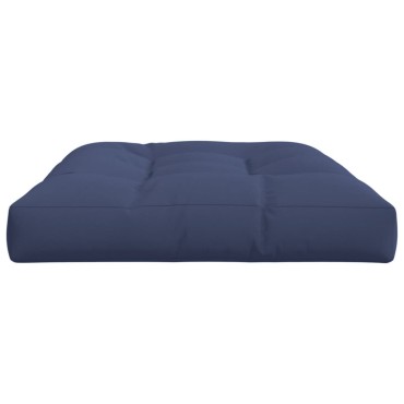 vidaXL Μαξιλάρι Παλέτας Ναυτικό Μπλε 120x80x12cm Υφασμάτινο