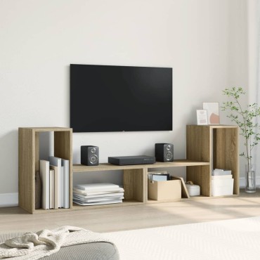 vidaXL Έπιπλα Τηλεόρασης 2 τεμ. Sonoma Δρυς 75x30x50cm Επεξ. Ξύλο