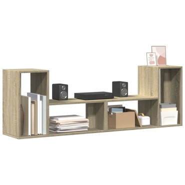 vidaXL Έπιπλα Τηλεόρασης 2 τεμ. Sonoma Δρυς 75x30x50cm Επεξ. Ξύλο