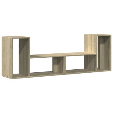 vidaXL Έπιπλα Τηλεόρασης 2 τεμ. Sonoma Δρυς 75x30x50cm Επεξ. Ξύλο