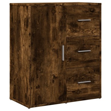 vidaXL Βοηθητικό Ντουλάπι Καπνιστή Δρυς 60x31x70cm Επεξεργασμένο Ξύλο 1 τεμ.