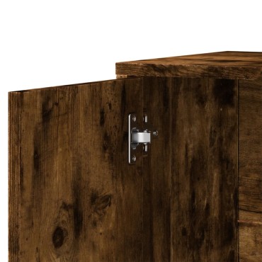 vidaXL Βοηθητικό Ντουλάπι Καπνιστή Δρυς 60x31x70cm Επεξεργασμένο Ξύλο 1 τεμ.