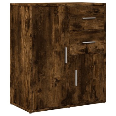 vidaXL Βοηθητικό Ντουλάπι Καπνιστή Δρυς 60x31x70cm Επεξεργασμένο Ξύλο 1 τεμ.