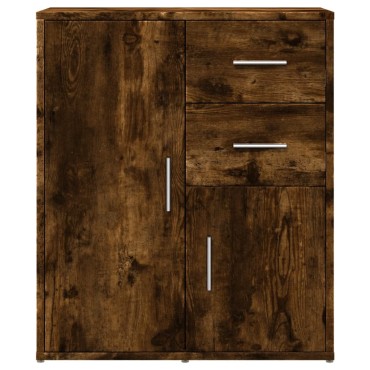 vidaXL Βοηθητικό Ντουλάπι Καπνιστή Δρυς 60x31x70cm Επεξεργασμένο Ξύλο 1 τεμ.