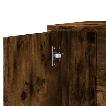 vidaXL Βοηθητικό Ντουλάπι Καπνιστή Δρυς 60x31x70cm Επεξεργασμένο Ξύλο 1 τεμ.