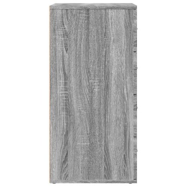 vidaXL Μπουφές Γκρι Sonoma 60x39x80cm από Επεξεργασμένο Ξύλο 1 τεμ.