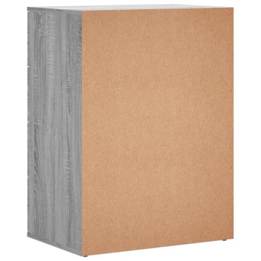 vidaXL Μπουφές Γκρι Sonoma 60x39x80cm από Επεξεργασμένο Ξύλο 1 τεμ.