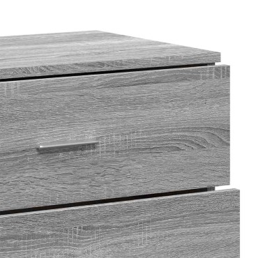 vidaXL Μπουφές Γκρι Sonoma 60x39x80cm από Επεξεργασμένο Ξύλο 1 τεμ.