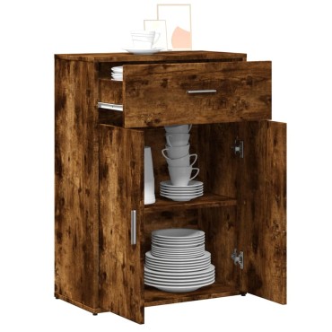 vidaXL Ντουλάπι Καπνιστή Δρυς 60x30x84cm από Επεξεργασμένο Ξύλο 1 τεμ.