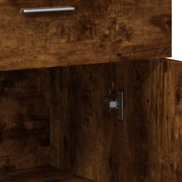 vidaXL Ντουλάπι Καπνιστή Δρυς 60x30x84cm από Επεξεργασμένο Ξύλο 1 τεμ.