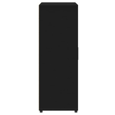 vidaXL Συρταριέρα Μαύρη 60x31x84cm από Επεξεργασμένο Ξύλο 1 τεμ.