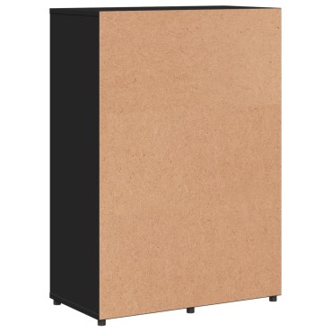 vidaXL Συρταριέρα Μαύρη 60x31x84cm από Επεξεργασμένο Ξύλο 1 τεμ.