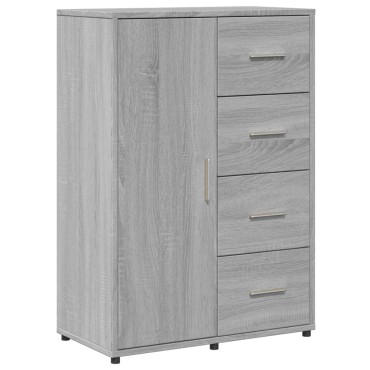 vidaXL Ντουλάπι Γκρι Sonoma 60x31x84cm από Επεξεργασμένο Ξύλο 1 τεμ.