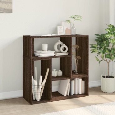 vidaXL Έπιπλα Τηλεόρασης 2 τεμ. Καφέ Δρυς 75x30x50cm Επεξ. Ξύλο