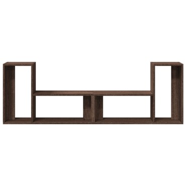 vidaXL Έπιπλα Τηλεόρασης 2 τεμ. Καφέ Δρυς 75x30x50cm Επεξ. Ξύλο