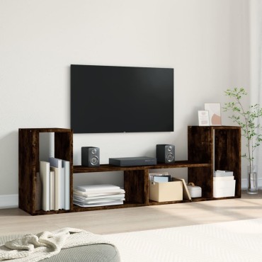 vidaXL Έπιπλα Τηλεόρασης 2 τεμ. Καπν. Δρυς 75x30x50cm Επ. Ξύλο