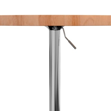 vidaXL Τραπέζι Μπαρ 60x90,5cm από Μασίφ Ξύλο Οξιάς 1 τεμ.