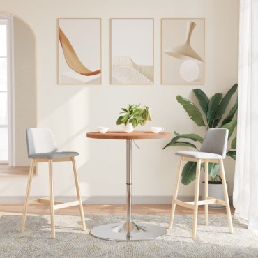vidaXL Τραπέζι Μπαρ 60x90,5cm από Μασίφ Ξύλο Οξιάς 1 τεμ.