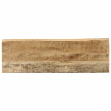 vidaXL Τραπέζι Κονσόλα με Live Edge 105x33x76cm Μασίφ Ξύλο Μάνγκο