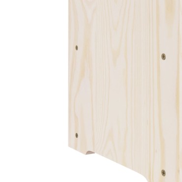 vidaXL Ραφιέρα Κρασιών 33x25x37cm από Μασίφ Ξύλο Πεύκου 1 τεμ.