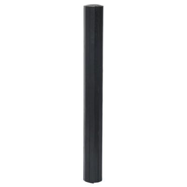 vidaXL Χαλί Ορθογώνιο Μαύρο 70x500cm Μπαμπού